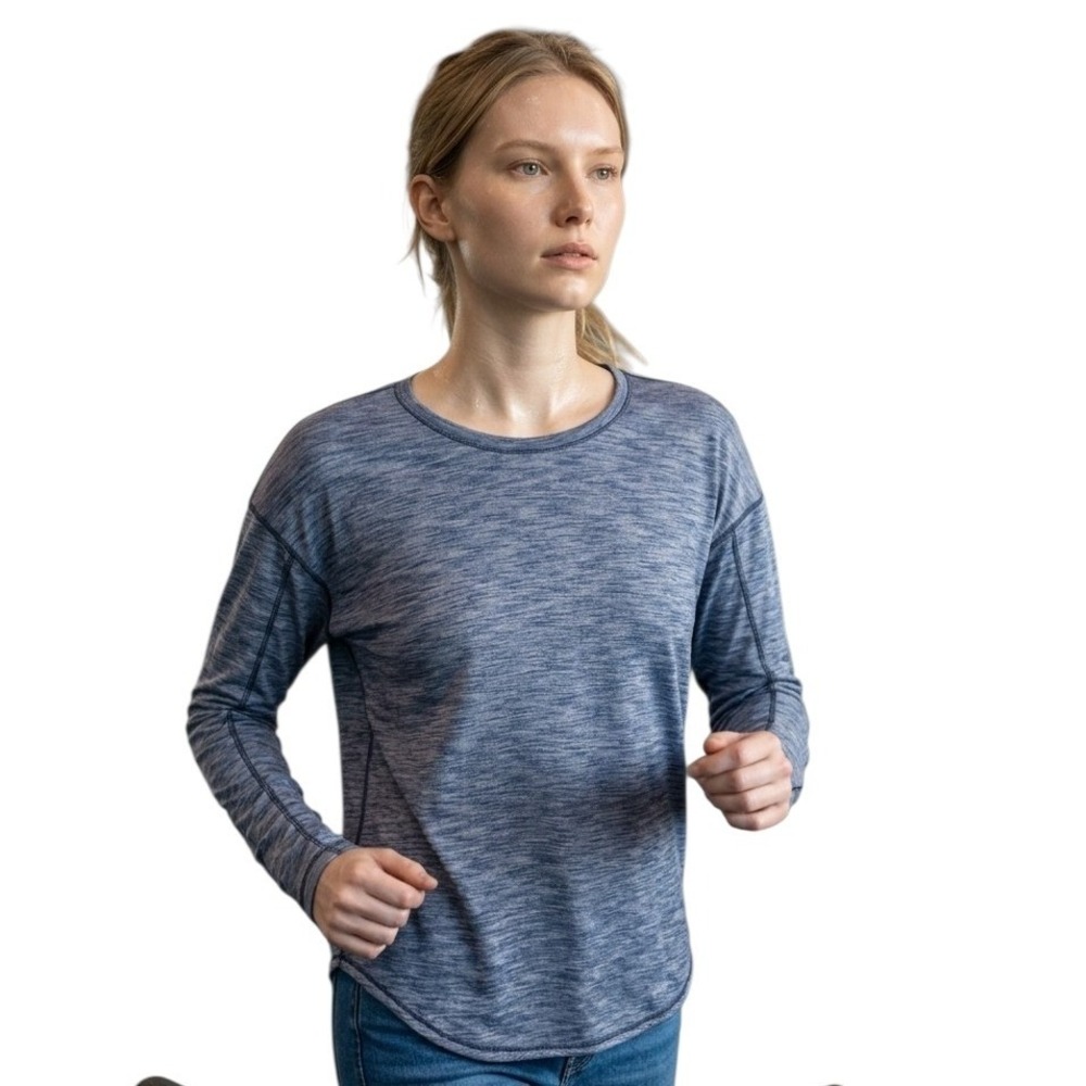 Lululemon Lost In Pace Long Sleeve Women's size Medium Activewear Athleisure Top